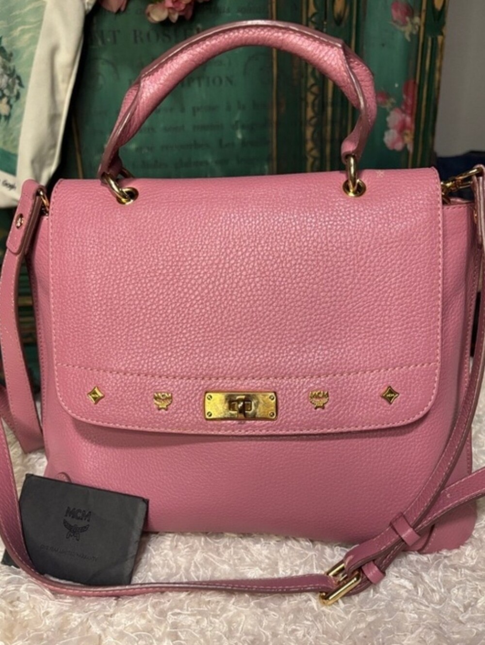 MCM First Lady Top Handle Satchel